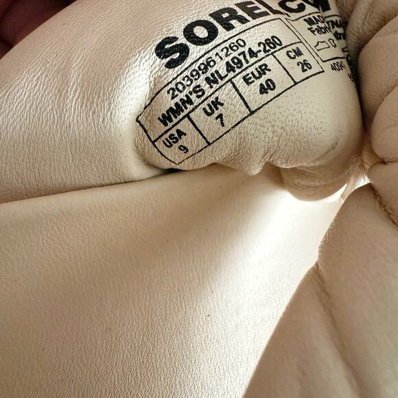 Sorel twist Viibe sandals puffy cushioned platform slip on sandal women's 9 - Picture 3 of 16